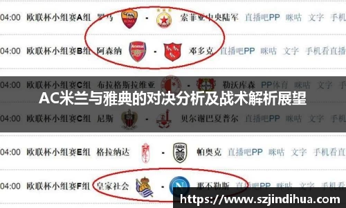 AC米兰与雅典的对决分析及战术解析展望